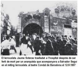 Primer atemptat dels Sense Nom i l'inici del pistolerisme barceloní el 7 d'octubre de 1917