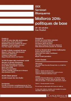 Municipalisme i poder popular, claus del XXX Seminari Blanquerna