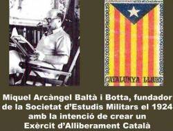 1925 Miquel A. Baltà, director del Laboratori Municipal, és empresonat per la seva activitat independentista