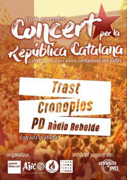 1a edició de Concert per la República Catalana a Cerdanyola