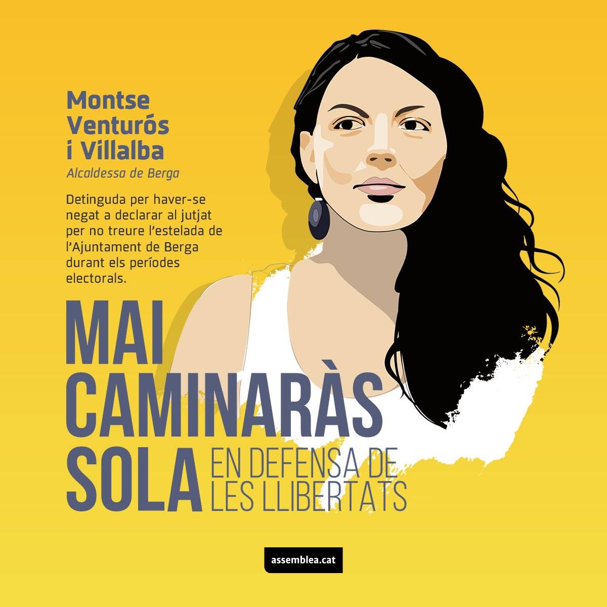 Montse Venturós, mai no caminaràs sola