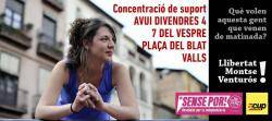 Concentració a Valls