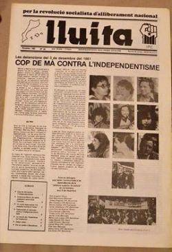 La portada del "lluita" es fa ressò de les detencions de 1981