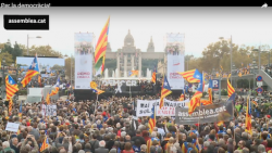 Títol de la imatgeClam multitudinari a Barcelona en contra de la judicialització dels anhels de Llibertat del poble català