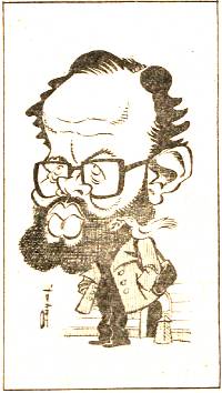 Caricatura de Lluís M. Xirinacs