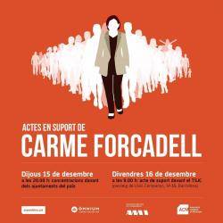 Campanya de les entitats sobiranistes de suport a Carme Forcadell