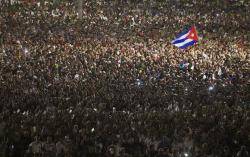 Multitudinari funeral de Fidel Castro. Foto: Mèdia.cat / Ladyrene Pérez