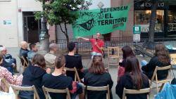 Acte ecologista de Joves per la Terra a Arenys de Mar (Foto: JxT)