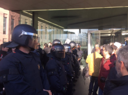 Els Mossos d'Esquadra ha defensat al sindicat policial SAPOL. (Foto: CUP Capgirem Barcelona)
