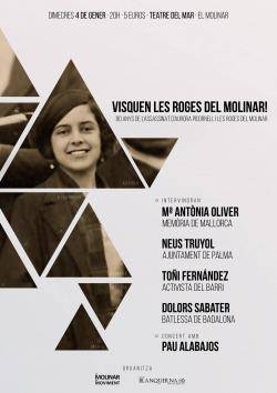 Institucions i lluites populars homenatgen Aurora Picornell i les roges del Molinar
