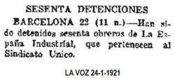 Gener 1921. El mes de les lleis de fugues del pistolerisme barceloní