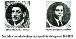 Gener 1921. El mes de les lleis de fugues del pistolerisme barceloní