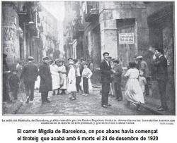 Gener 1921. El mes de les lleis de fugues del pistolerisme barceloní