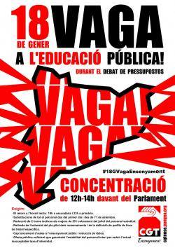 Cartell de la vaga