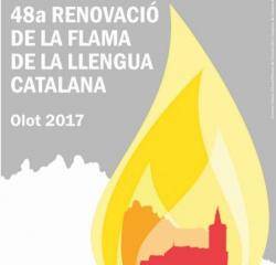 Cartell de la 48a renovació de la Flama