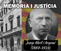 L'alcalde republicà de Mataró Josep Abril, assassinat al Camp de la Bota, tindrà un monument