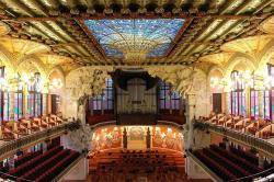 Interior del Palau de la Música. Foto: Directa