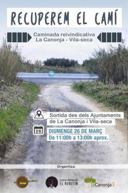Caminada reivindicativa La Canonja Vila-seca per recuperar l'antic camí