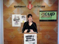 Núria Rodríguez, portaveu de la CUP-AE de Tortosa