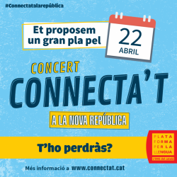 El 22 d'abril, connecta't a la nova República! 