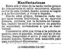 Salvador Seguí i el tiroteig mortal en un míting lerrouxista el 1907