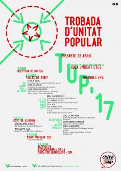 La Crida per Granollers-CUP organitza la II trobada d'Unitat Popular a la Ciutat