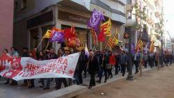 Blanes acull de nou una manifestació unitària en motiu de l'1 de Maig