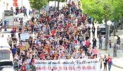 Unes 200 persones es van manifestar en defensa del nucli antic de Vallcarca