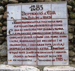 Remembrança de la Massacre d'Elna del 25.05.1285