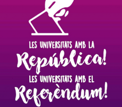 Universitats per la República impulsa un manifest a favor del referèndum sobre la Independència