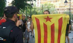 Concentració a Madrid de suport amb els independentistes detinguts