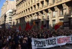 Manifestació estudiantil el passat 2 de març a Barcelona. Foto: Crític / SEPC