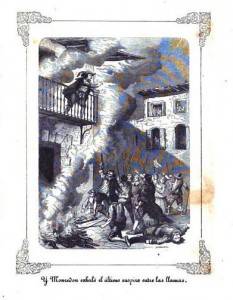 1640- Els veïns de Santa Coloma de Farners cremen l'agutzir reial Montrodon