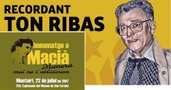 Homenatges als lluitadors independentistes Ton Ribas i Macià Manera, a l'Hospitalet i a Montuïri