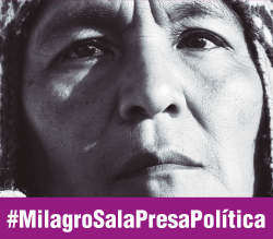 Una de les empresonades més conegudes és Milagro Sala (a la presó des del gener de 2016) per la qual es va fundar el Comité por la Libertad de Milago Sala