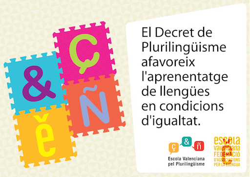 Resultado de imagen de decret plurilingïsme valenciana