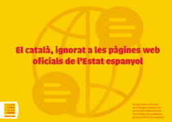 Els principals webs de l?Estat espanyol exclouen el català