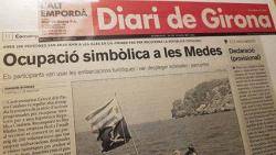 15 anys de l'acció simbòlica de desembarcament i alliberament de les Illes Medes