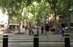 La rambla del Poblenou. Foto: Crític