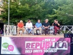 Albano Dante, Joan Tardà, Gabriela Serra i Joan Josep Nuet criden a participar massivament del referèndum