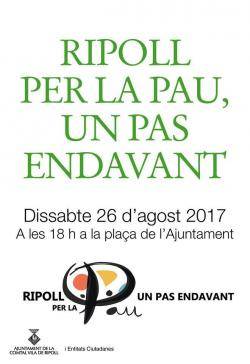 "Ripoll per la Pau, un pas endavant"