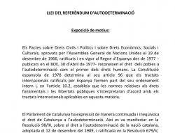 El Govern català fa arribar la Llei del referèndum a les cancelleries de diversos estats