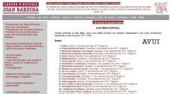 Més de 380 articles de Lluís M. Xirinacs publicats pel Centre d'Estudis Joan Bardina