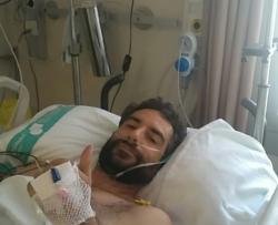 Ernest Clotet, alcalde d'Artés per la CUP, es troba ingressat a l'Hospital Parc Taulí de Sabadell (Imatge: twitter Ernest Clotet)