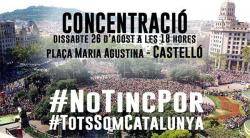 Concentracions al País Valencià de solidaritat amb Catalunya