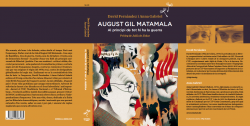 Anna Gabriel Sabaté i David Fernàndez presenten les memòries d'August Gil Matamala