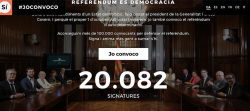 Més de 20.000 catalans convoquen el el referèndum seguint la campanya #joconvoco