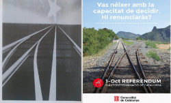 El cartell del referèndum requisat ahir per la Guàrdia Civil és similar a una imatge publicada lany 1986 a la revista Lluita del partit Independentistes dels Països Catalans