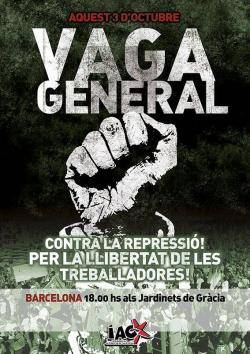 VAGA GENERAL dimarts, dia 3 d?octubre