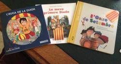 Llibres infantils sobre el 11 de setembre. Foto: Mèdia.cat